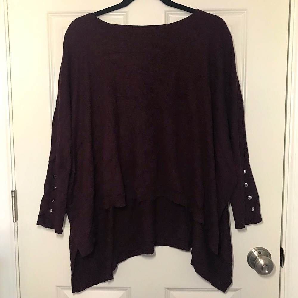 High-Low Long Sleeve Crop Top